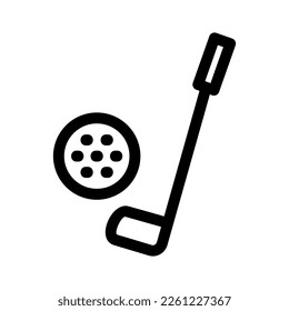 golf icon or logo isolated sign symbol vector illustration - high quality black style vector icons