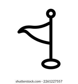 golf icon or logo isolated sign symbol vector illustration - high quality black style vector icons