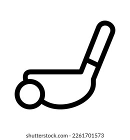 golf icon or logo isolated sign symbol vector illustration - high quality black style vector icons