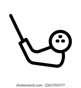 golf icon or logo isolated sign symbol vector illustration - high quality black style vector icons