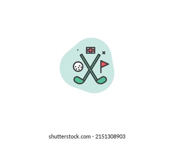 golf icon, modern and professional. creative symbol. regular use icon. ecommerce icon.eps
