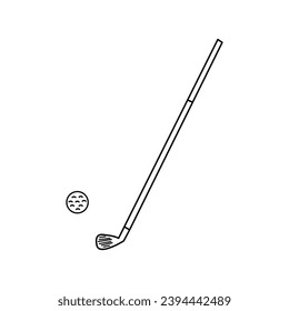 Golf icon on a white background.