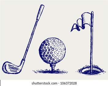 Ilustraciones Imagenes Y Vectores De Stock Sobre Golf Swing