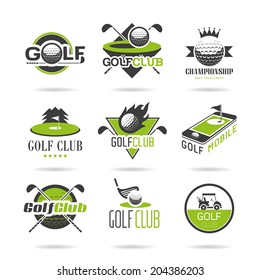 Golf-Icon-Set 