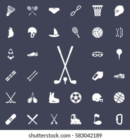 golf icon. Sport set of icons