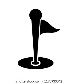 Golf Icon. Sport Symbol. Icon. Vector Eps 08.