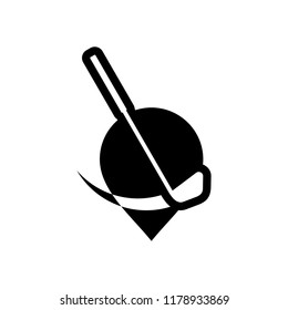 Golf Icon. Sport Symbol. Icon. Vector Eps 08.