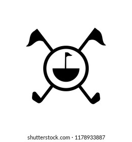 Golf Icon. Sport Symbol. Icon. Vector Eps 08.