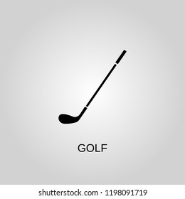 Golf icon. Golf symbol. Flat design. Stock - Vector illustration.