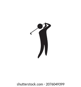 golf icon symbol sign vector