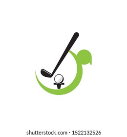 Golf icon and symbol vector illustration