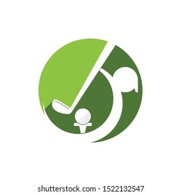 Golf icon and symbol vector illustration