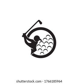 Golf icon and symbol vector illustration