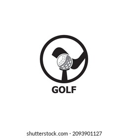 Golf icon and symbol vector template