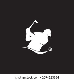 Golf icon and symbol vector template