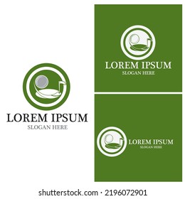 Golf icon and symbol vector template