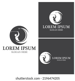 Golf icon and symbol vector template