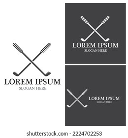 Golf icon and symbol vector template