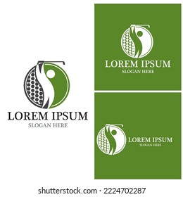 Golf icon and symbol vector template