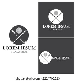 Golf icon and symbol vector template