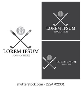 Golf icon and symbol vector template