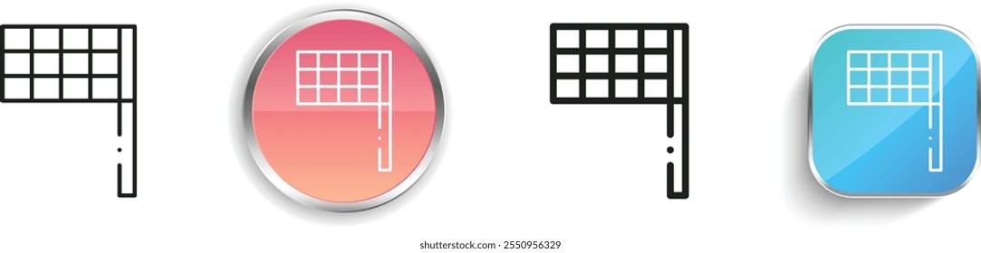golf icon. Thin Linear, Regular and Button Style Design Isolated On White Background