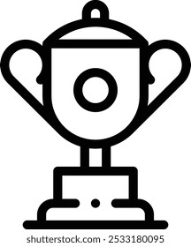 golf icon. Thin Linear Style Design Isolated On White Background