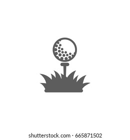 Golf icon in trendy flat style isolated on white background. Symbol for your web site design, logo, app, UI. Vector illustration, EPS