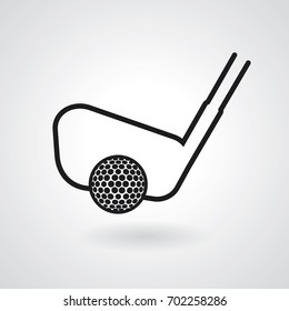 Golf icon. Vector illustration