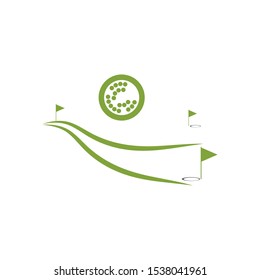golf icon Vector Illustration design Logo template