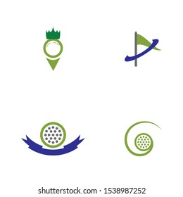 golf icon Vector Illustration design Logo template