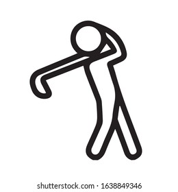 Golf icon vector illustration - eps 10
