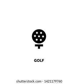 golf icon vector. golf sign on white background. golf icon for web and app