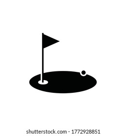 golf icon vector sign symbol 