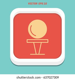 Golf icon. vector symbol