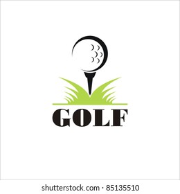 Golf icon. vector symbol