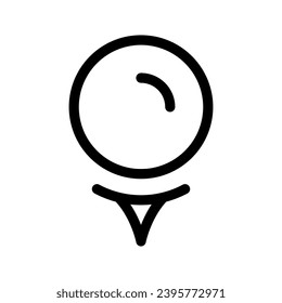 Golf Icon Vector Symbol Design Illustration