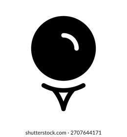 Ilustración de diseño de símbolo de Vector de icono de golf