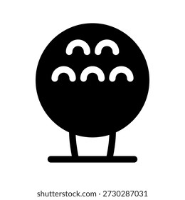 Ilustración de diseño de símbolo de Vector de icono de golf
