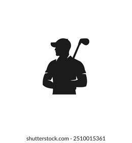 Golf icon vector template illustration