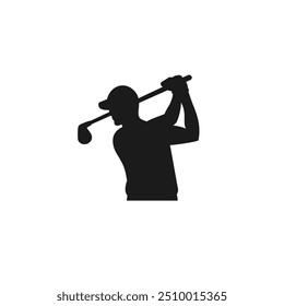 Golf icon vector template illustration
