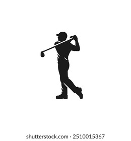 Golf icon vector template illustration