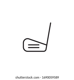 golf icon vector ullustration. golf icon line style design