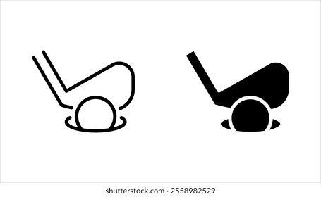 golf icons set. contains icons such as golf balls, Golf yard. vector illustration on white background