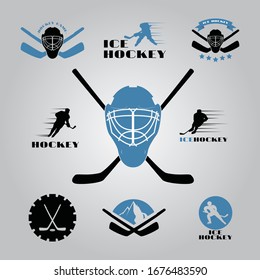 Golf Icons set - Elegant series on white background.
