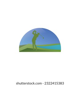 Golf illustration for any purpose