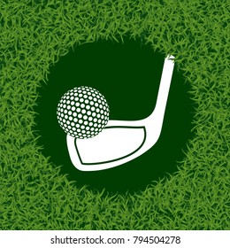 golf illustration design