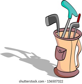 Golf illustration vector