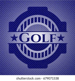 Golf jean background