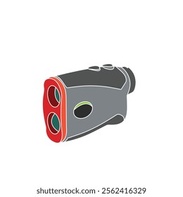 Golf Laser Rangefinder concept design illustration.